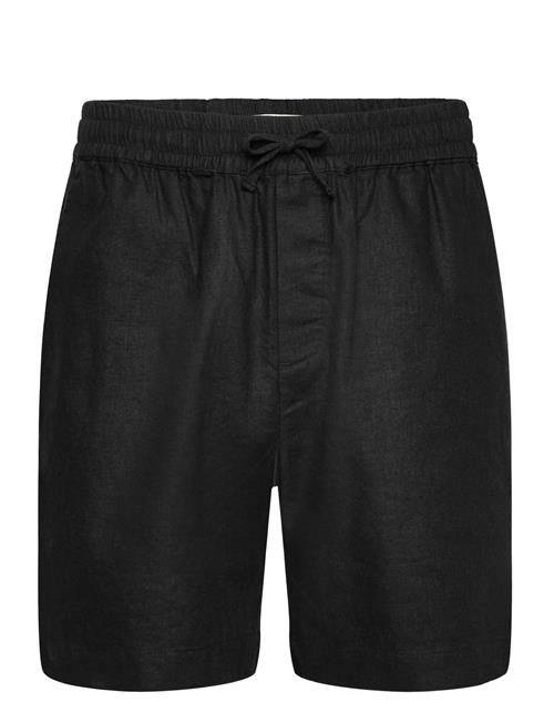 Wbbommy Linen Shorts Woodbird Black