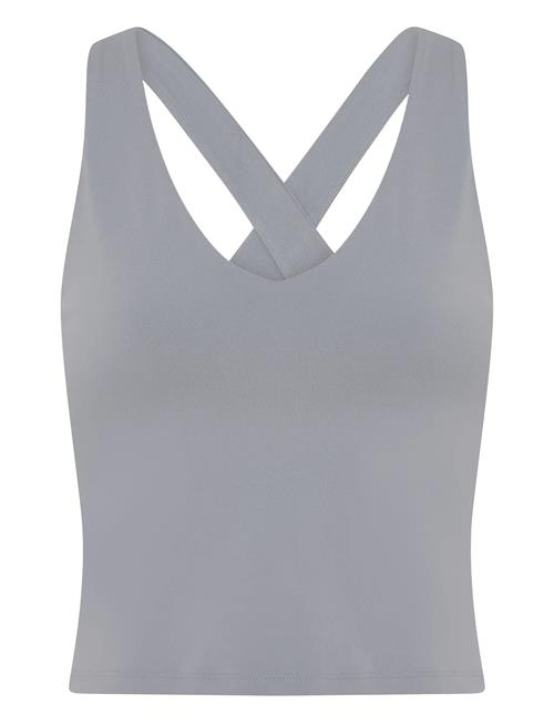 Se Float Zoe Tank, Cross-Back Girlfriend Collective Grey ved Booztlet