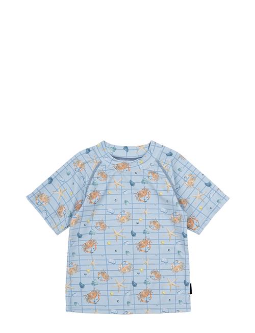 Uv Shirt Recycled Aop Mikk-line Blue