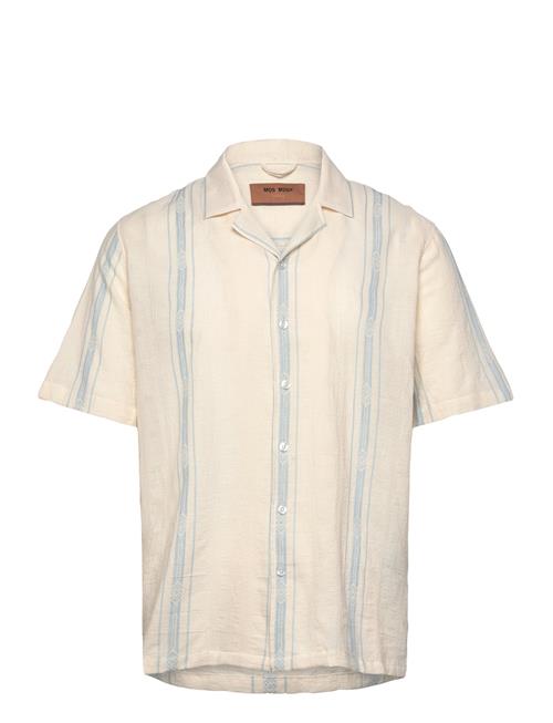 Mmgjoe Provenza Ss Shirt Mos Mosh Gallery Cream