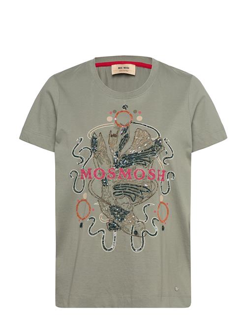 Mmhallin O-Ss Deco Tee MOS MOSH Green