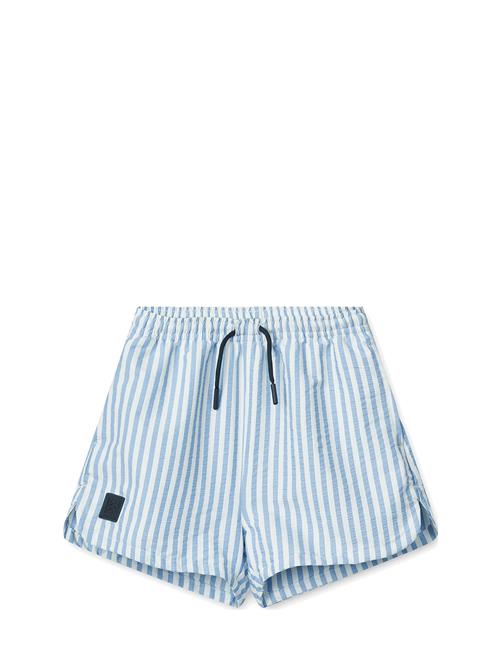 Aiden Seersucker Board Shorts Liewood Blue