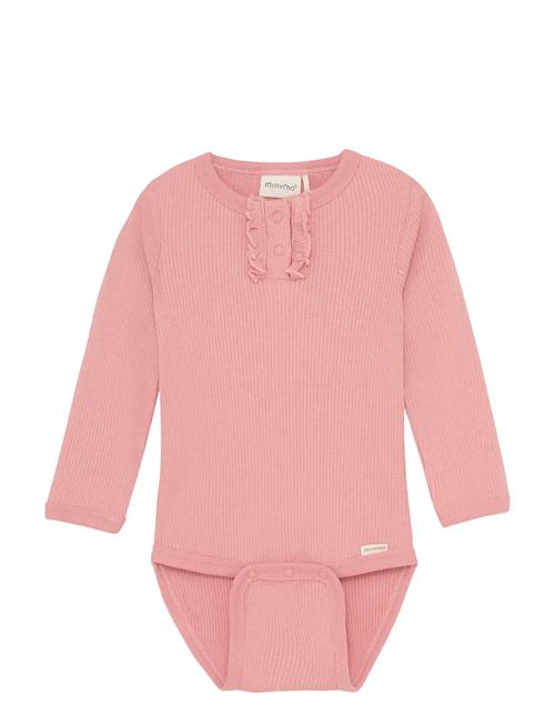 Body Ls Rib Minymo Pink