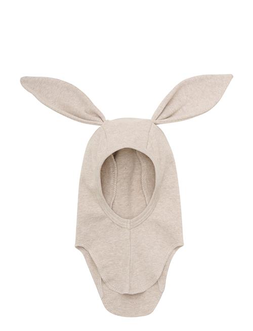 Balaclava Ears Cotton Rib Huttelihut Cream
