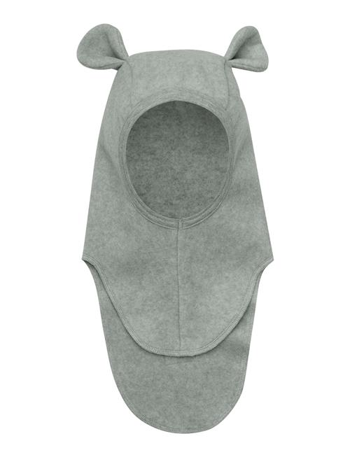 Balaclava Ears Cotton Fleece Huttelihut Green