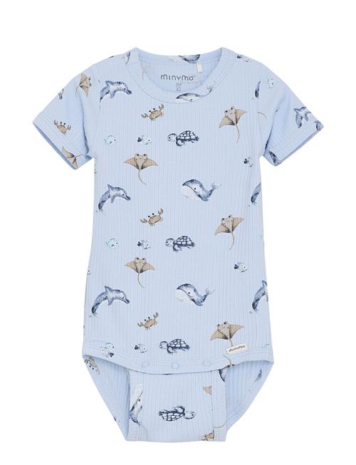 Body Ss Aop Rib Minymo Blue