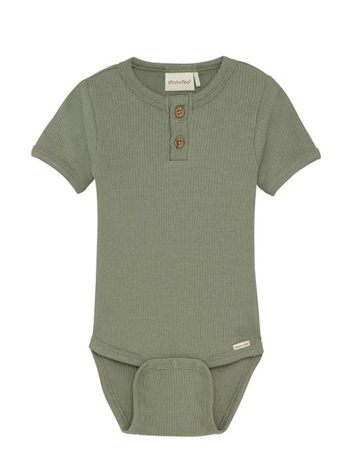 Body Ss Rib Minymo Khaki
