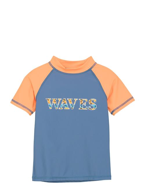 T-Shirt W. Print Color Kids Blue