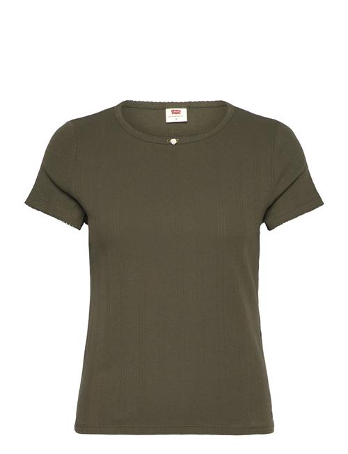 Dry Goods Pointelle Tee Olive Levi's® Khaki