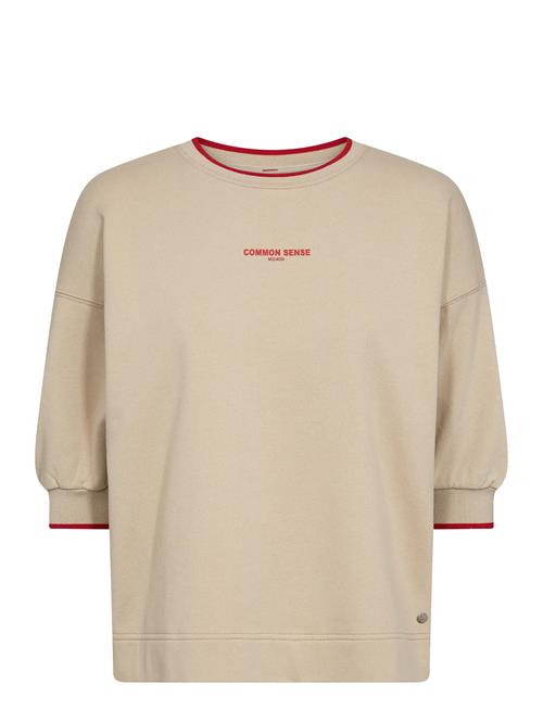 Mmdarin 3/4 Sleeve Sweatshirt MOS MOSH Beige