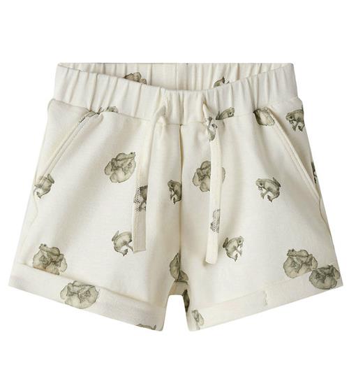 Lil Atelier Lil' Atelier Shorts - NbmGayo - Coconut Milk/Frog