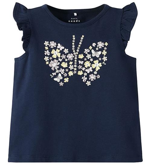 Name It T-shirt - NmfVayana - Navy Blazer/Butterfly