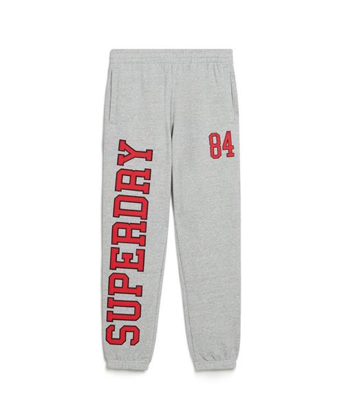 Superdry Bukser  lysegrå / blodrød / sort
