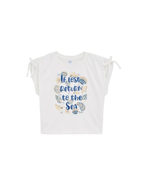 Se WE Fashion Bluser & t-shirts  beige / blå / mørkeblå / offwhite ved About You