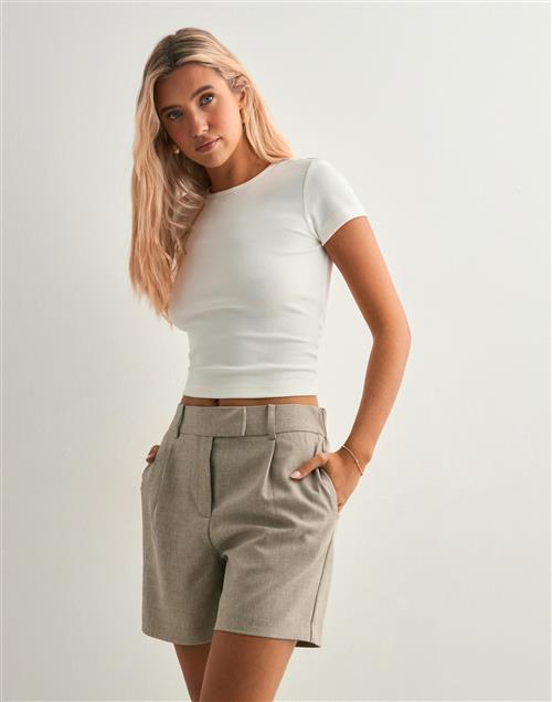 Only - Beige - Onllinda Hw Mel Shorts Tlr Noos