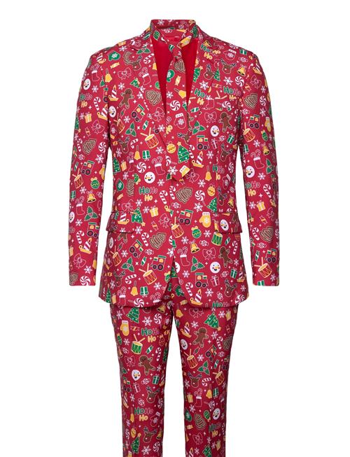 Se The Awesome Christmas Suit Red Christmas Sweats Red ved Booztlet