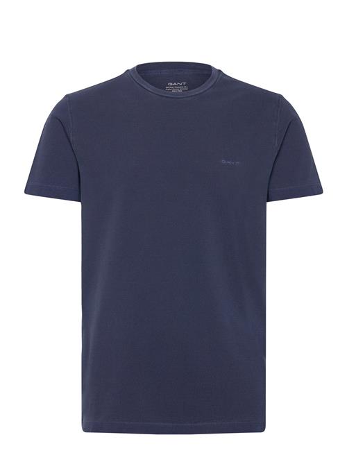 Slim Sunfaded Ss Pique T-Shirt GANT Navy