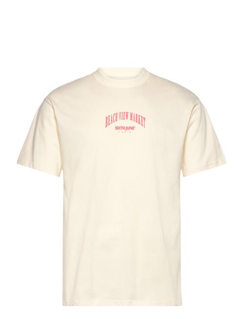 6 Eleven Print Ss Tshirt SIXTH JUNE Cream