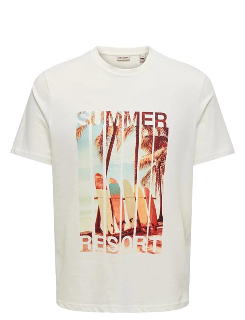 Onsmagdy Life Reg Photoprint Ss Tee ONLY & SONS White