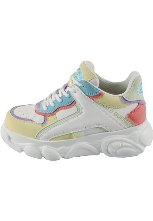 BUFFALO Sneaker low  blandingsfarvet / hvid