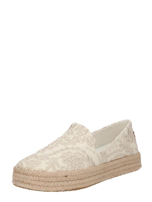 TOMS Espadrillaer  lysebeige / hvid