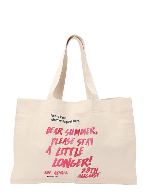 OH APRIL Shopper 'Dear Summer'  grenadine / sort / offwhite