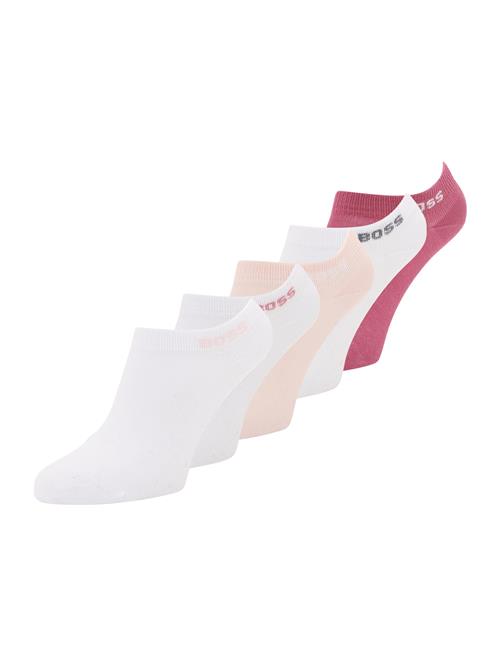 BOSS Sokker  lyserød / magenta / hvid
