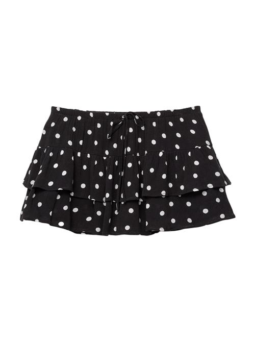 Pull&Bear Nederdel  sort / hvid
