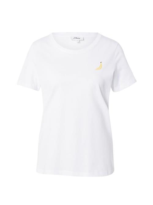 s.Oliver Shirts  gul / hvid