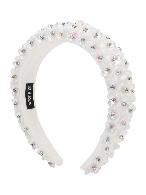 SUI AVA Hårsmykke 'I Can Buy Myself Flowers'  hvid