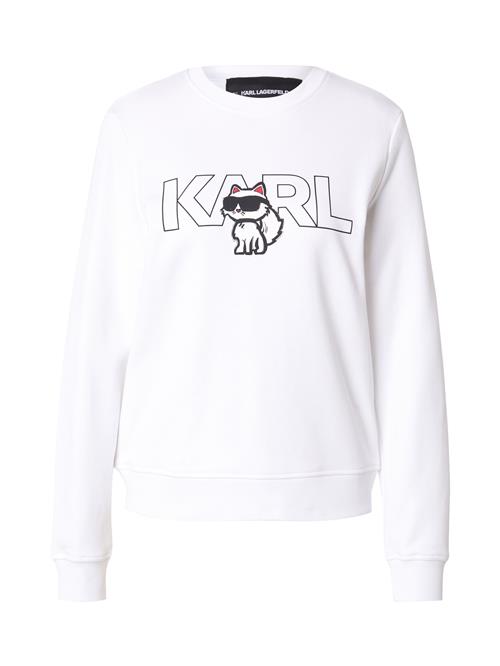 Karl Lagerfeld Sweatshirt  hindbær / sort / hvid