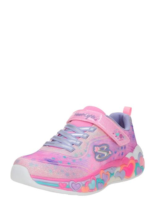 Se SKECHERS Sneakers 'ETERNAL HEART LIGHTS'  turkis / lyselilla / pink ved About You