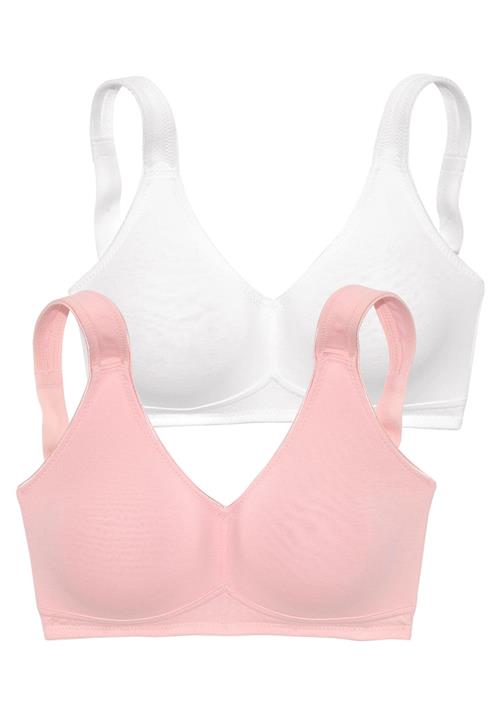 PETITE FLEUR BH  lyserød / hvid