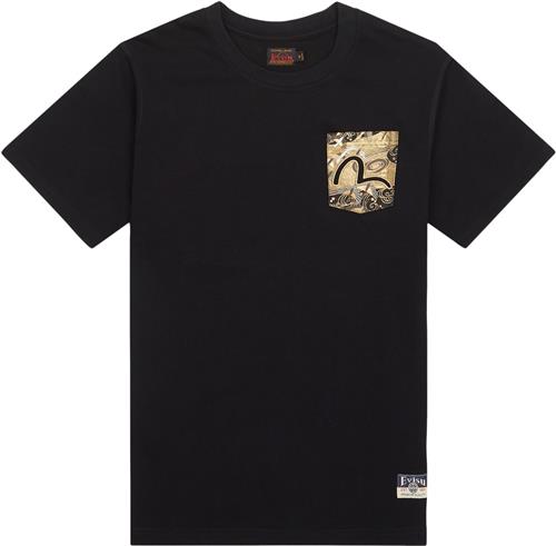 Evisu Brocade Pocket N Seagull T-Shirt