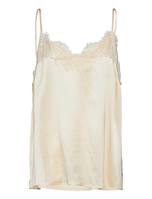 Rwjade Silk Lace Strap Top Rosemunde Cream