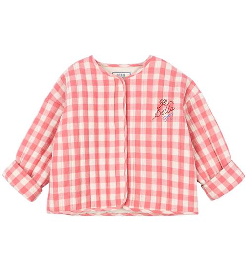 Konges Sløjd Konges sløjd x Rosie H-W Termojakke - Peach Blossom Check