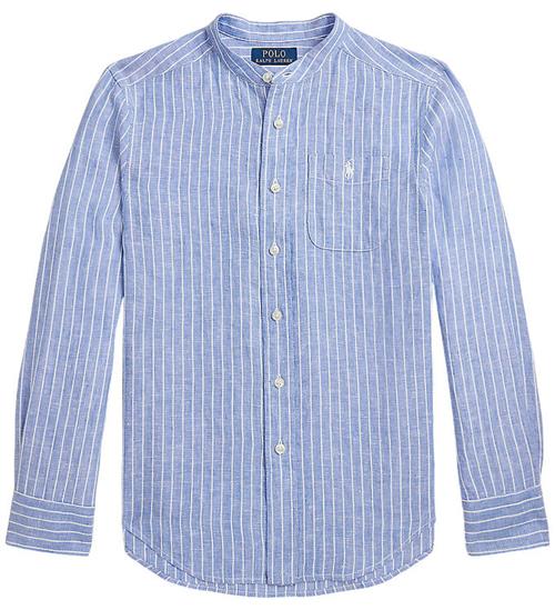Polo Ralph Lauren Skjorte - Postboy - Blå/Hvidstribet