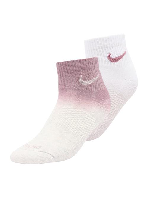 NIKE Sportssokker 'Everyday Plus'  lysviolet / hvid / naturhvid