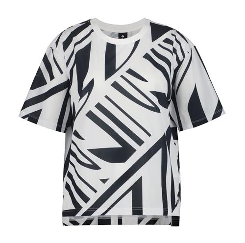 LUHTA Funktionsbluse  sort / hvid