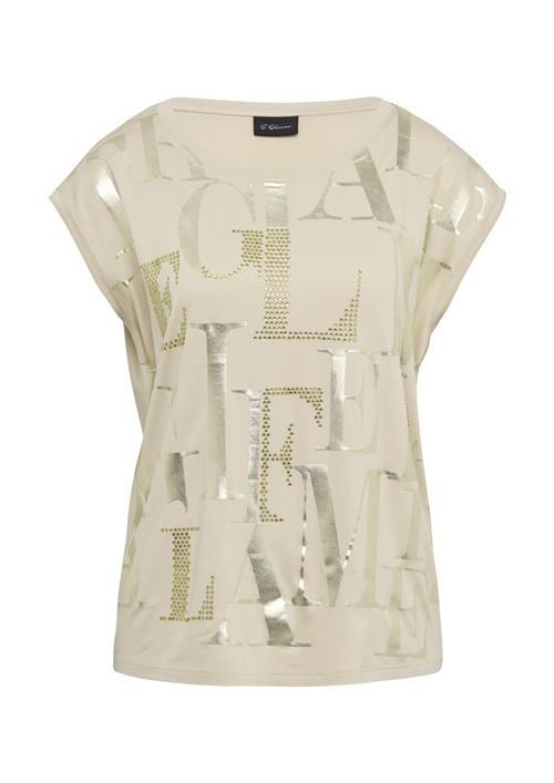 s.Oliver BLACK LABEL Shirts  lysebeige / guld