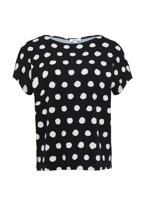 s.Oliver Shirts  sort / hvid