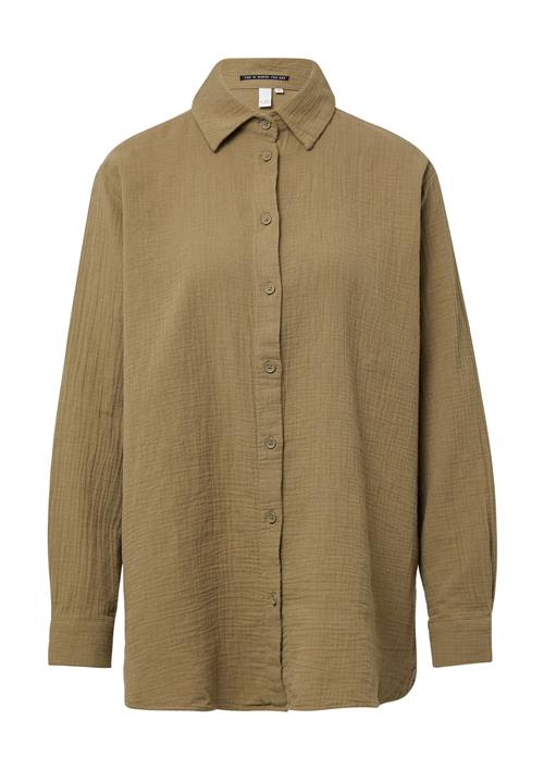 QS Bluse  oliven