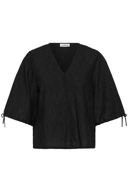Se SOAKED IN LUXURY Bluse 'Joella'  sort ved About You