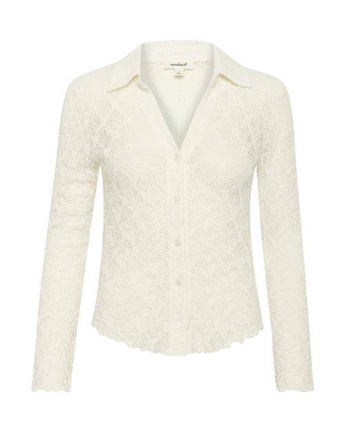 Se SOAKED IN LUXURY Bluse 'Jannet'  naturhvid ved About You
