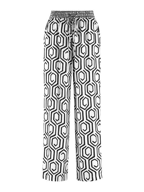GERRY WEBER Bukser  ecru / sort