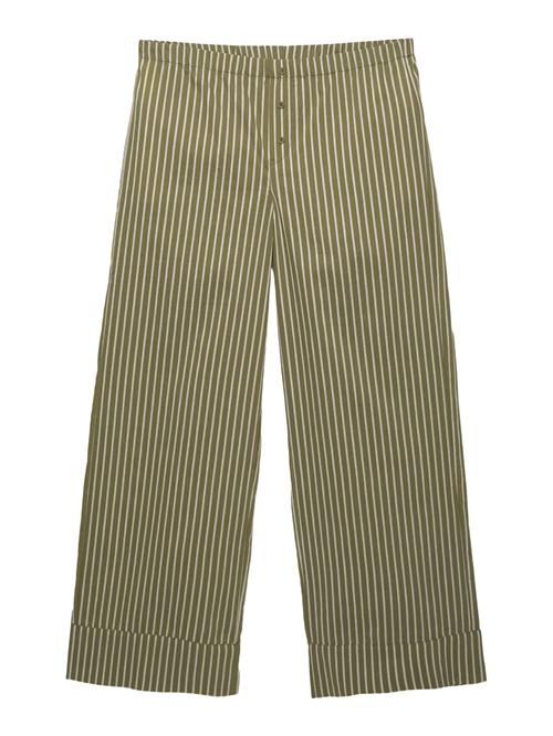 Pull&Bear Bukser  oliven / offwhite