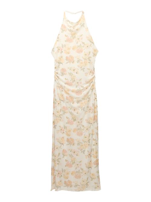 Se Pull&Bear Sommerkjole  creme / gul / mørkegrøn ved About You