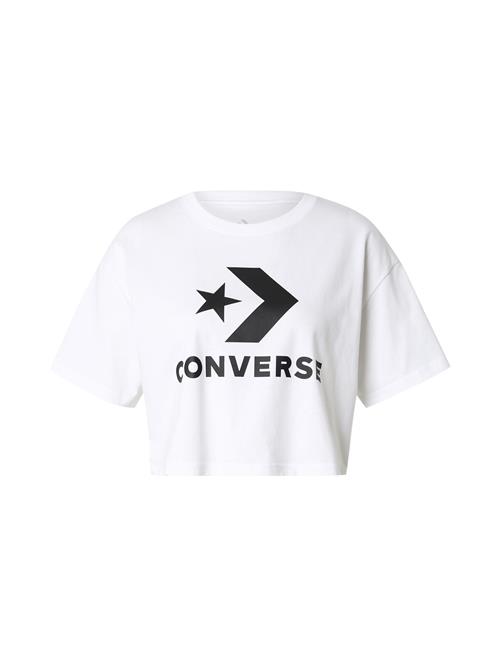 CONVERSE Shirts 'STAR CHEVRON'  sort / hvid