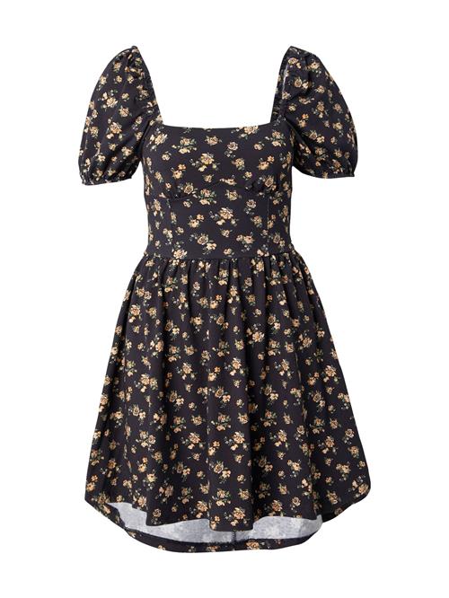 Miss Selfridge Kjole  khaki / lyseorange / pudder / sort