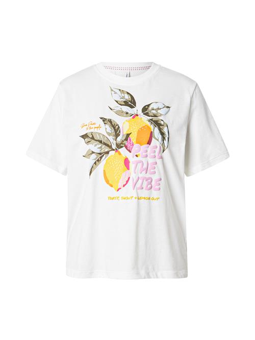 ONLY Shirts 'ONLBlinis'  gul / oliven / orange / hvid